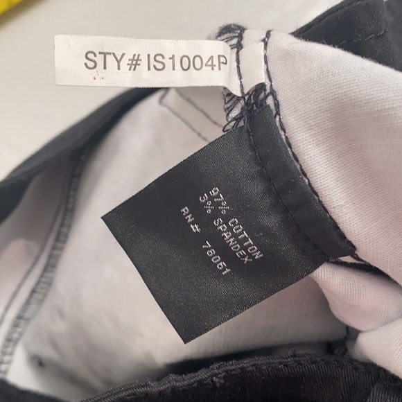 Royal Bones skull printed black stretch skinny jeans 5 - Picture 10 of 11